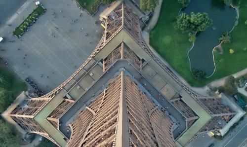 Eiffelturm von oben