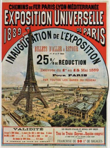 Paris 1889 plakat