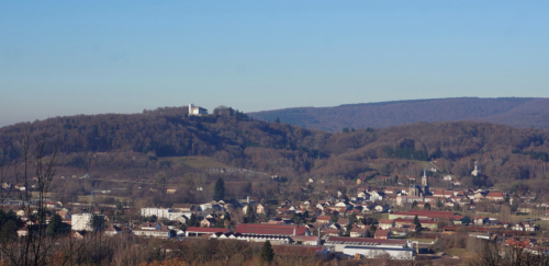 Ronchamps mit der Notre Dame du Haut